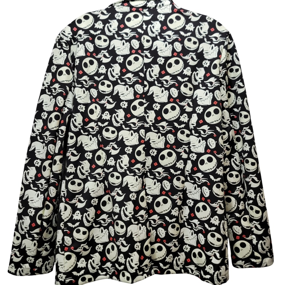 Disney Parks Nightmare Before Christmas Glow In Dark Jack Skellington Blazer LG - Picture 11 of 16